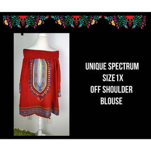 UNIQUE SPECTRUM | OFF SHOULDER BLOUSE
